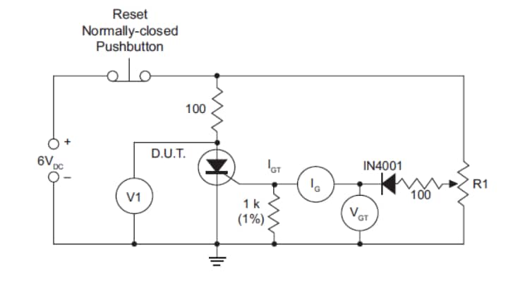 Location Circuit - IXYS Sx02CSx Teccor® 1.25A Sensitive SCRs